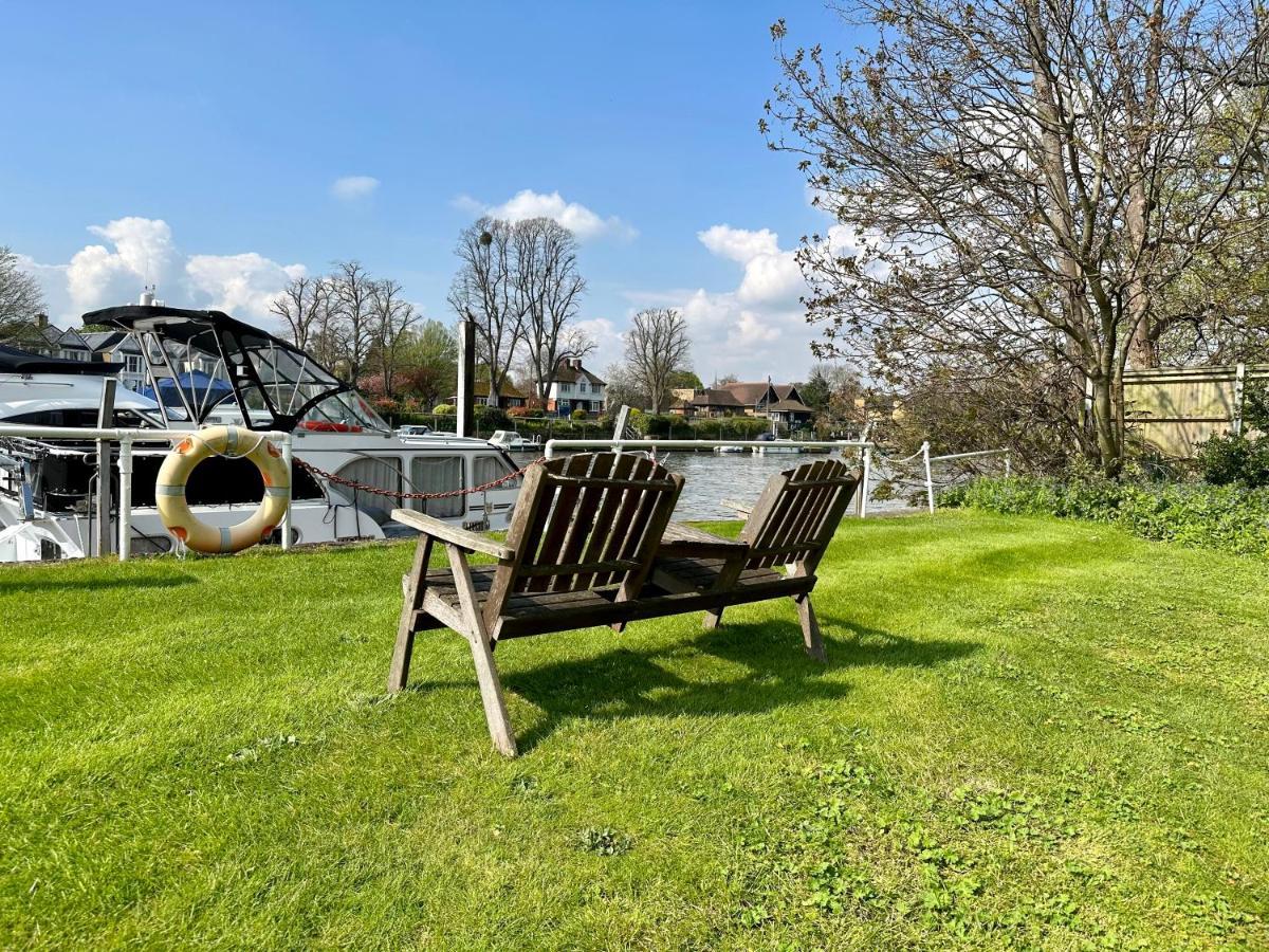 Riverside 1 Bed Basement Flat Near Hampton Court Palace East Molesey Luaran gambar